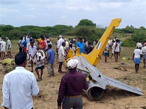 Aircraft Crash Trainer Aircraft Of The Iaf Crashed Near Chamrajnagar