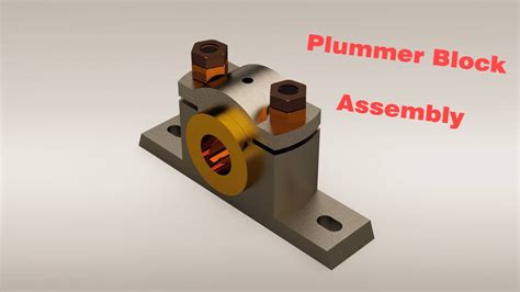 Plummer Block Assembly Animation Pedestal Bearing Assembly Animation