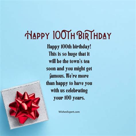 25+ Exclusive 100th Birthday Wishes