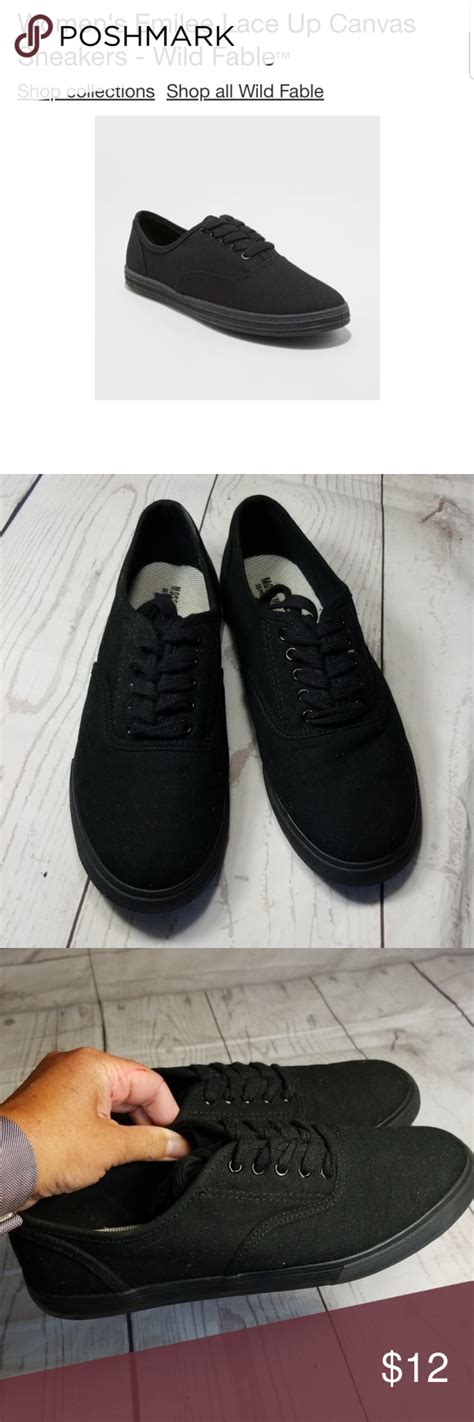 🌟mossimo All Black Canvas Sneakers🌟clearance🌟 Sneakers Canvas