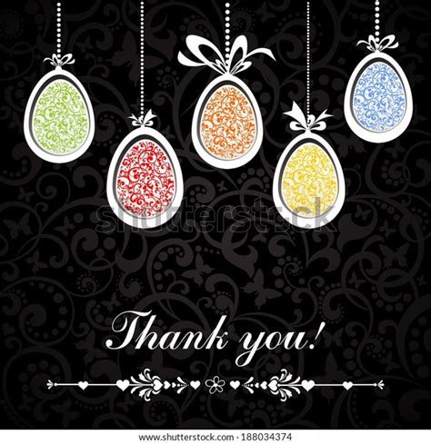 Thank You Card Illustration Stock Illustration 188034374 | Shutterstock