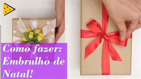 COMO EMBRULHAR PRESENTES DE NATAL PARTE 1 YouTube