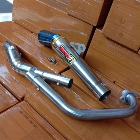 Daeng Sai4 Conical Open SPECS Exhaust Pipe For Raider 150 Crab Raider