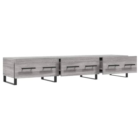 Meuble TV sonoma gris 150x36x30 cm bois d ingénierie 7319462840479 LuLo