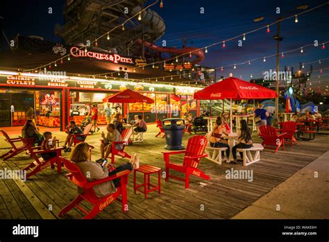 Usa New Jersey Wildwoods Wildwood Boardwalk Stock Photo Alamy