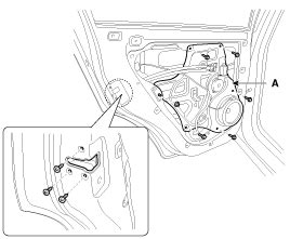 Kia Sportage Rear Door Repair Procedures Exterior Body Interior