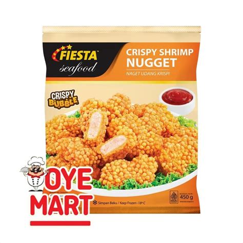 Jual Fiesta Seafood Crispy Shrimp Nugget Gr Naget Udang Krispy