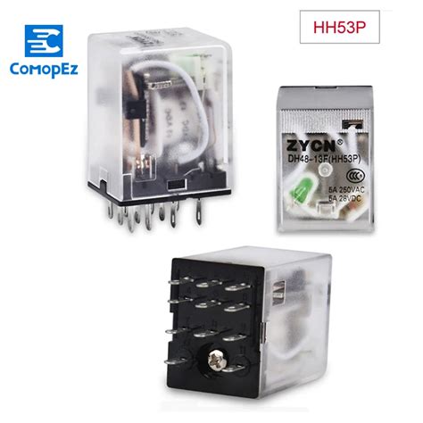 Hh P For My Nj Model Dpdt V V V Coil Pin Din Rail Power