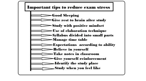 Tips To Reduce Exam Stress Give Rest To The Brain After The Study