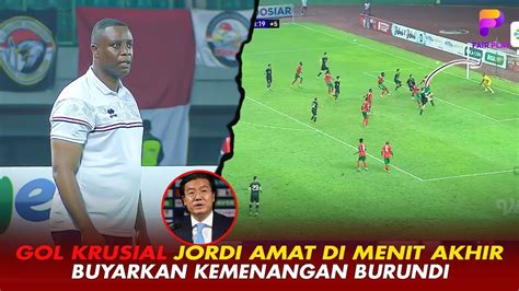 Tak Terkalahkan Timnas Buat Burundi Gigit Jari Di Fifa Matchday Taktik