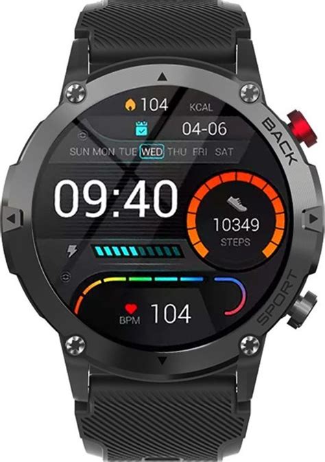 Rubicon E91 Black Czarny RNCE91 Smartwatch Morele Net