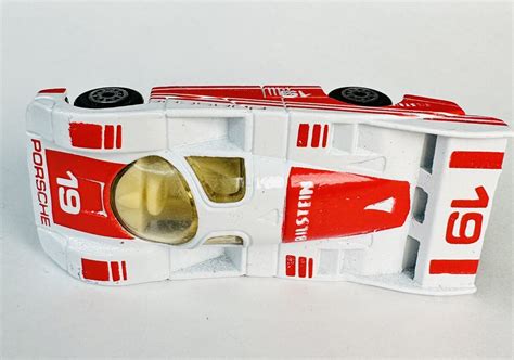 Mc Toy Porsche 956 White Red Nr19 Diecast Scale Model Ebay