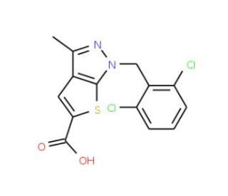 1 2 6 Dichloro Benzyl 3 Methyl 1H Thieno 2 3 C Pyrazole 5 Carboxylic