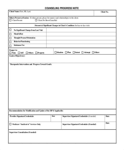 Psychiatric Progress Note Template Parahyena