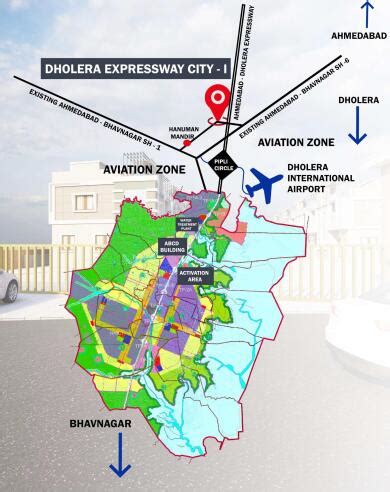 Smart Homes Infrastructure Dholera Expressway City Map Dholera