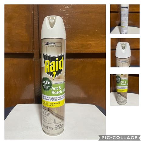 Raid Ant And Roach Killer Aerosol Spray With Essential Oils Z