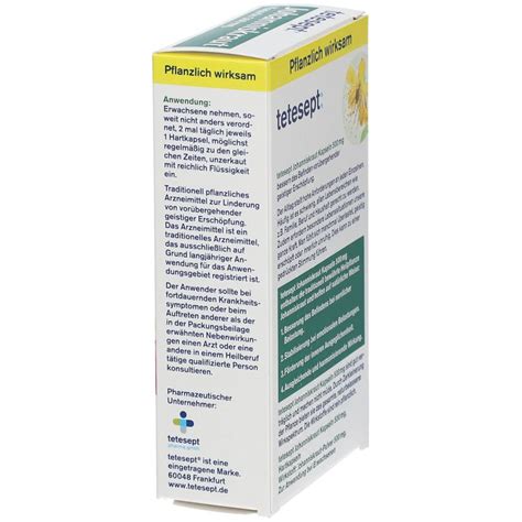 Tetesept® Johanniskraut Kapseln 500 Mg 60 St Shop Apotheke