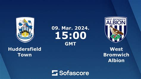 Huddersfield Town West Bromwich Albion Placar Ao Vivo H2H E