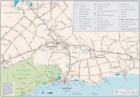 Map Of Ravensthorpe And Hopetoun Download Scientific Diagram