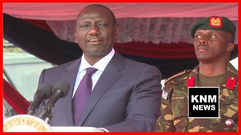 President Ruto S Speech At Th Anniversary Of Kdf Day In Laikipia