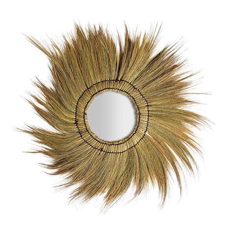 Miroir Nazombe Naturel En Fibre Naturelle 100cm 28946 Vical Home