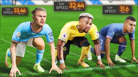 Fifa Pace Speed Test Who Is The Fastest Player In The Game Youtube