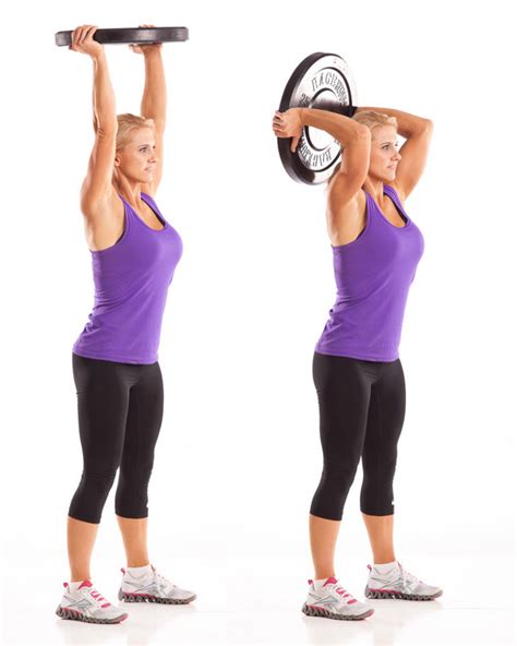 Overhead Tricep Extensions w/ Plate, Dumbbells, Cable, & other Variations