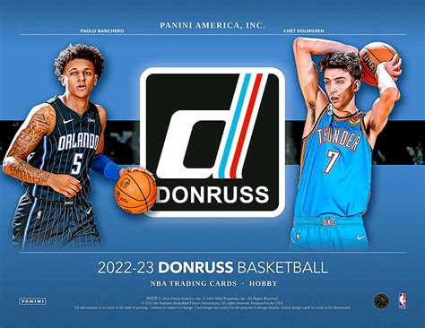 2022 23 Donruss NBA Basketball Cards