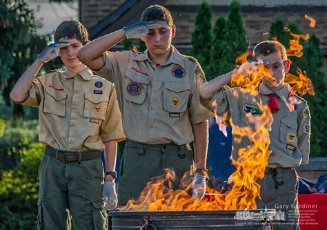 Flag Retirement Ceremonies My Final Photo