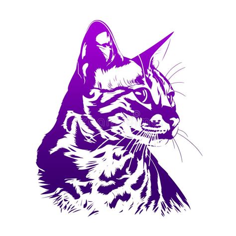 Logotipo Bengal Cat En Fondo Transparente Aislado Png Ai Generativo