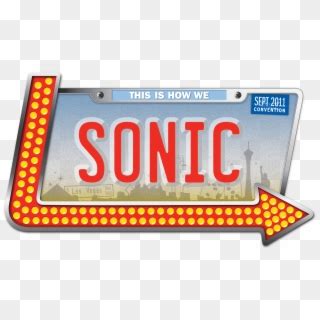 Sonic Logo Png Transparent - Sonic Drive In Logo Black And White, Png ...