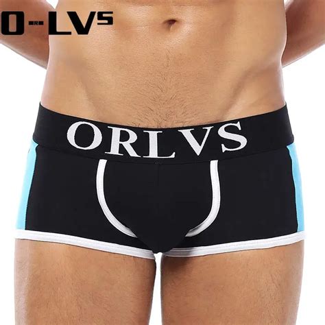 Orlvs Boxers Elasticity Mesh Underwear Men Orlvs Boxer Homme Cueca