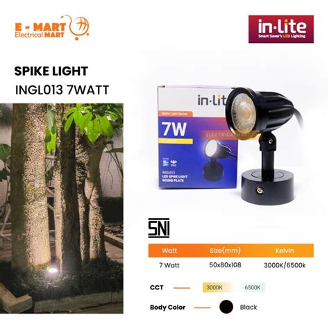 Jual INLITE Lampu LED Sorot Tempel Plafon 7W Taman OUTDOOR 7 Watt