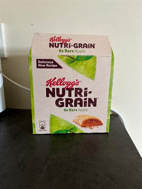 Nutri Grain Kelloggs kalórie kJ a nutričné hodnoty