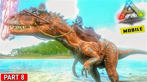 Two Allosaurus Taming For Eggs ARK Survival Evolved MOBILE