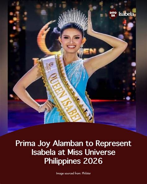 dito prima joy alamban  tumauini isabela  crowned queen