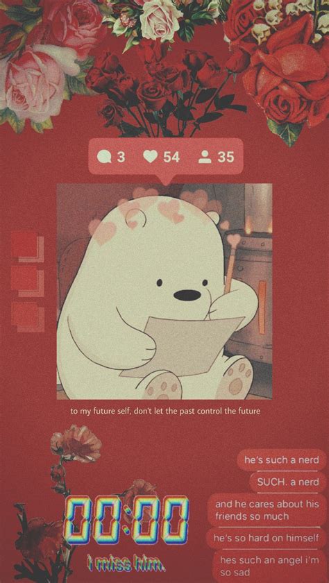 Ice Bear We Bare Bears Aesthetic Sad Cute Wallpapers Pardo Panda Y