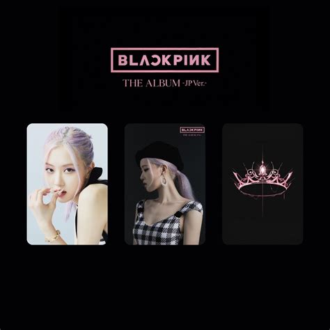 Blackpink Rose The Album Jp Ver Albüm Kart Seti