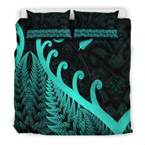 AIO Pride 3 Piece Duvet Cover Set New Zealand Rugby Maori Silver Fern