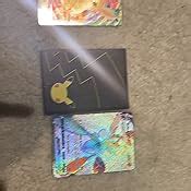 Amazon 3 Pokémon Card Vmax Bundle 1 Secret Rare Rainbow Card