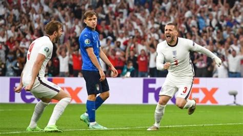 Euro 2020 Italy Vs England Luke Shaw Scores The Fastest Ever Goal In