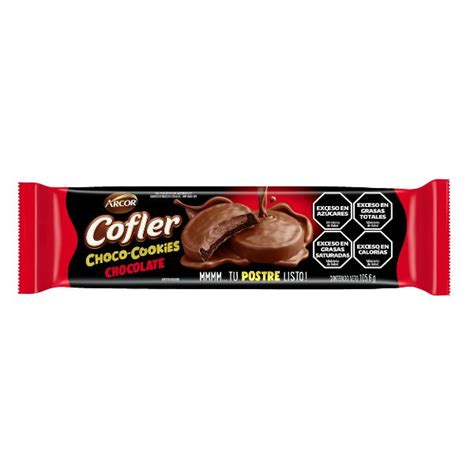 Galletitas Cofler Choco Cookies Chocolate Arcor En Casa