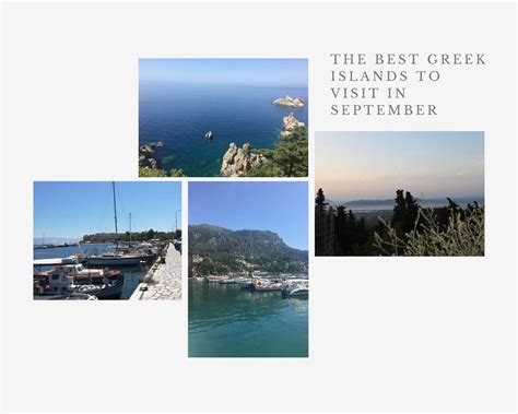 Best Greek Islands To Visit In September Many Other Roads