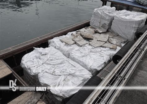 Hong Kong Customs And Marine Police Join Forces And Seize Suspected