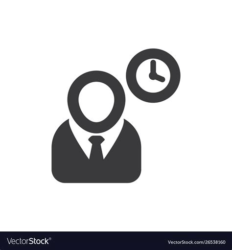 Project manager icon Royalty Free Vector Image