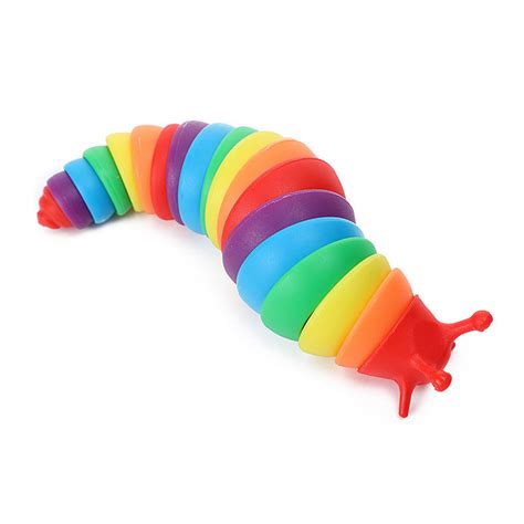 Flexible Slug Fidget Caterpillar Sensory Toy Mgt Toys