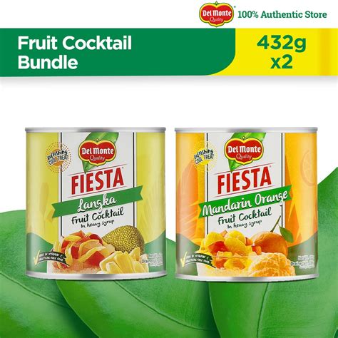 Del Monte Fiesta Fruit Cocktail Limited Edition Bundle X 2 Items Shopee Philippines