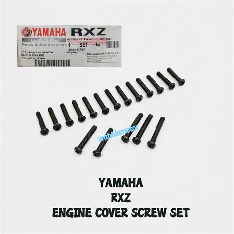 Yamaha Rxz Magnet Clutch Cover Screw Set Engine Screw Bolt Skru Kiri