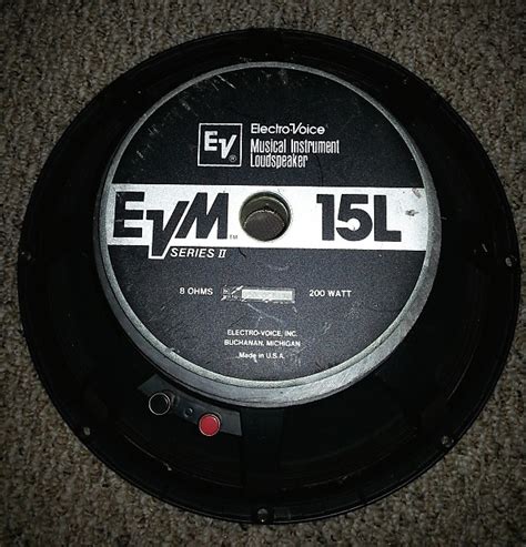 EV Vintage Electro Voice EVM 15L Speaker Series II 15 8 Ohm Reverb