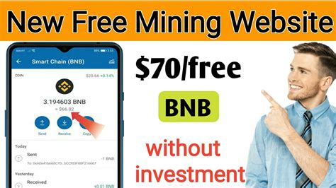 New Free BNB Mining Website Earn Free 70 BNB Daily New Free Cloud